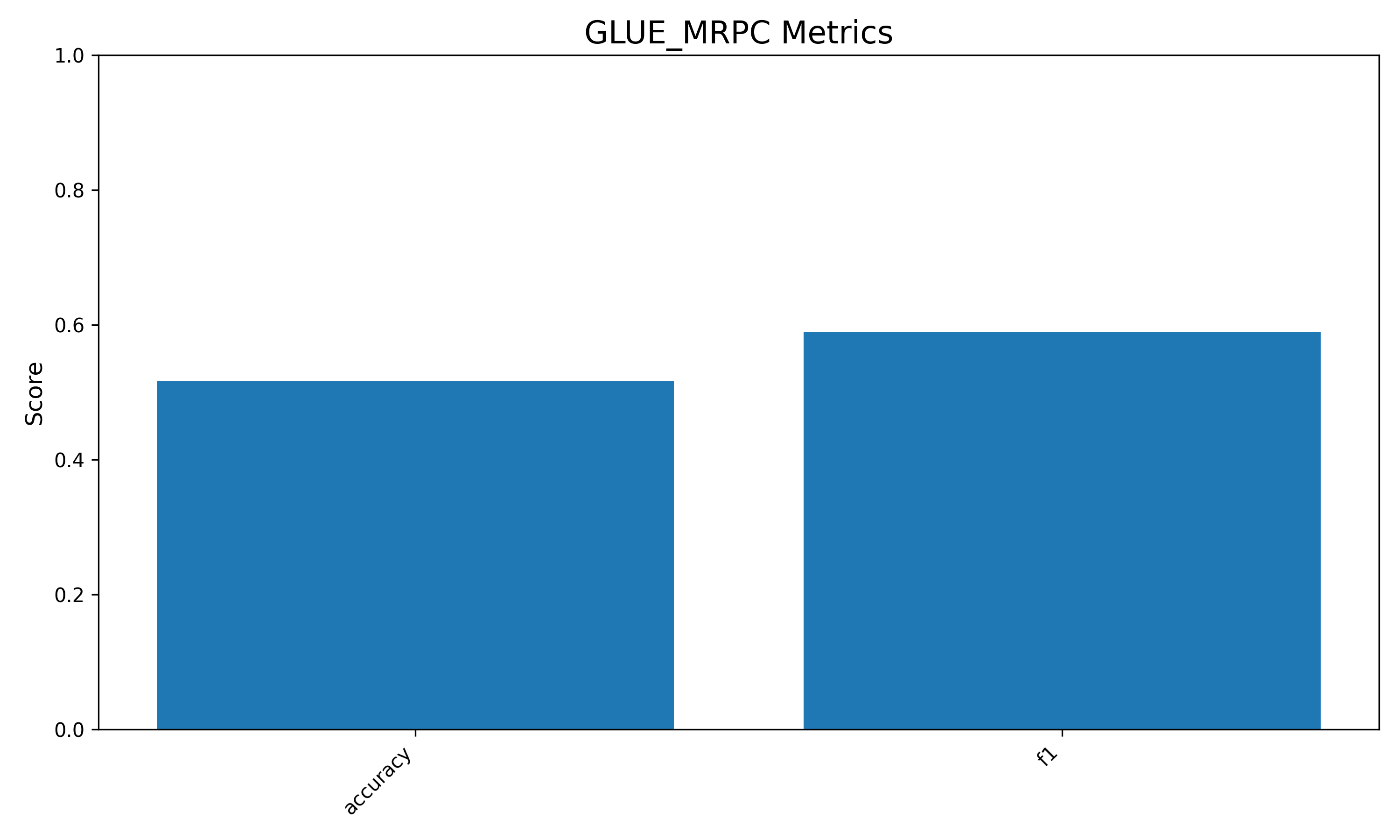 GLUE_MRPC Metrics